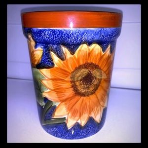 Sunflower Utensil/napkin holder